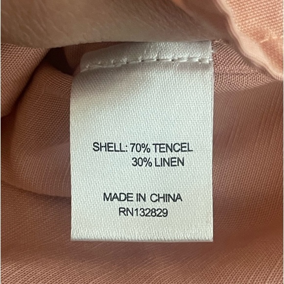 Lovers + Friends Edith Blouse Terracotta Pink Size M - Picture 7 of 8